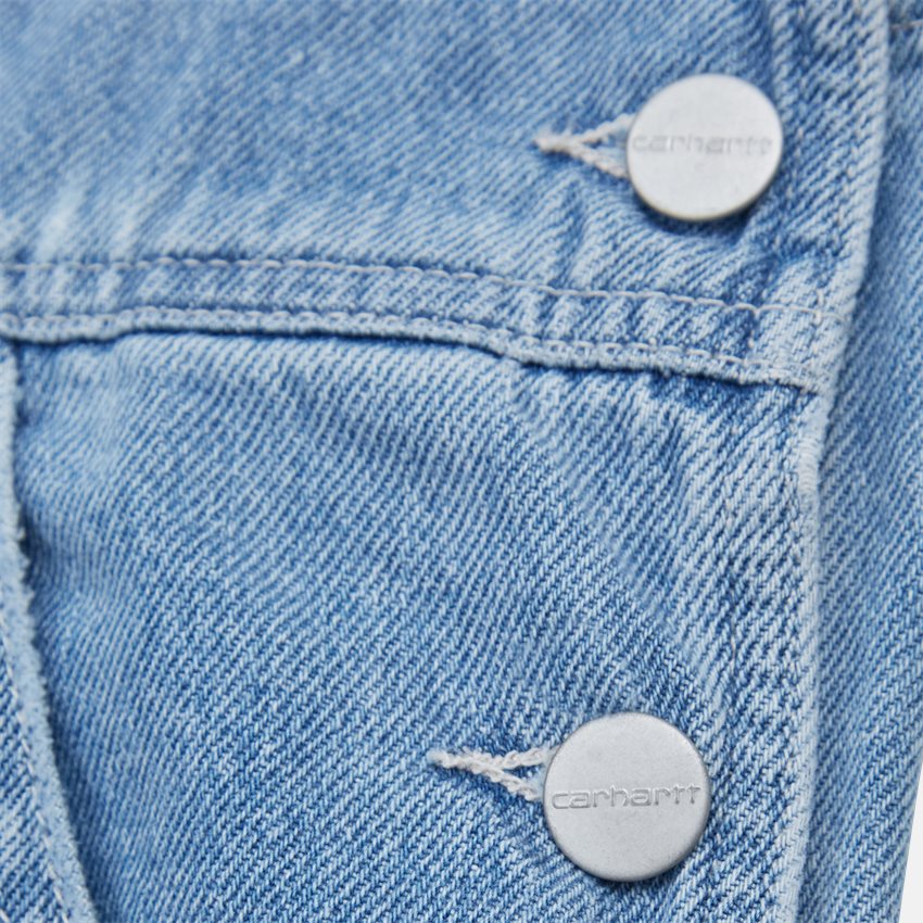 Carhartt WIP Women Jeans W BIB OVERALL STRAIGHT I031250.0112 BLUE STONE BLEACHED